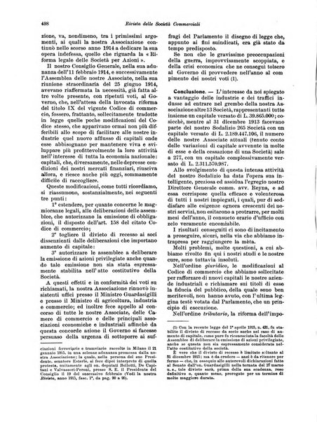 Rivista delle società commerciali organo della Associazione fra le società italiane per azioni