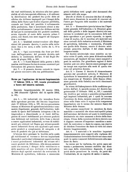 Rivista delle società commerciali organo della Associazione fra le società italiane per azioni