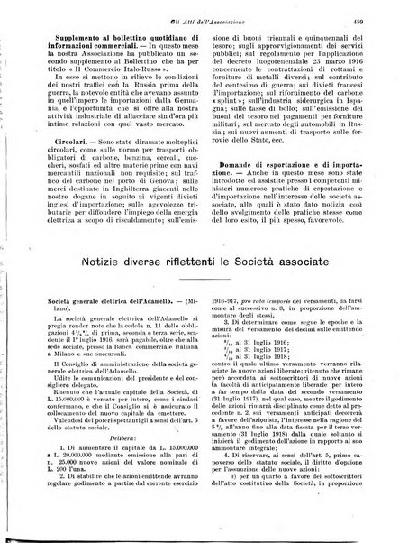 Rivista delle società commerciali organo della Associazione fra le società italiane per azioni