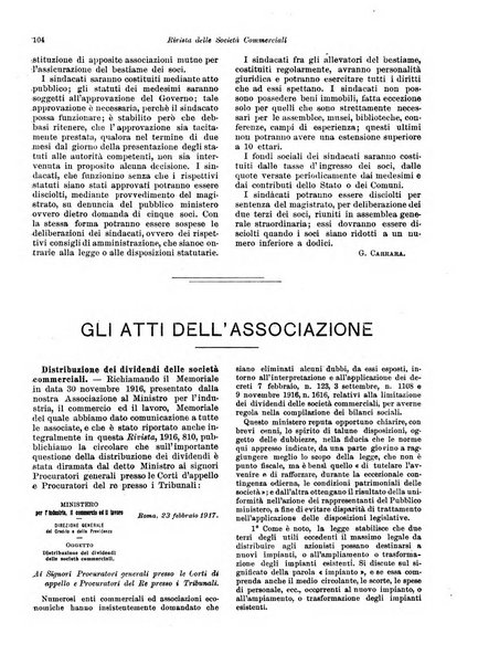 Rivista delle società commerciali organo della Associazione fra le società italiane per azioni