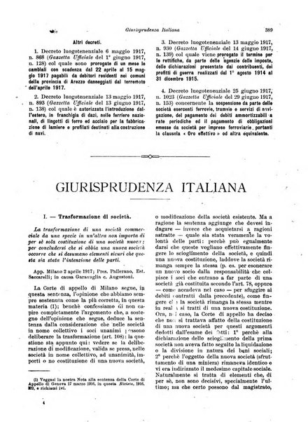 Rivista delle società commerciali organo della Associazione fra le società italiane per azioni