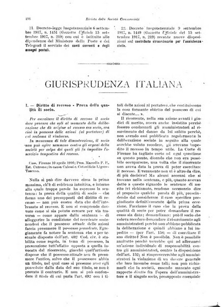 Rivista delle società commerciali organo della Associazione fra le società italiane per azioni