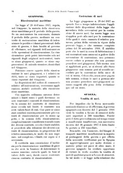 Rivista delle società commerciali organo della Associazione fra le società italiane per azioni