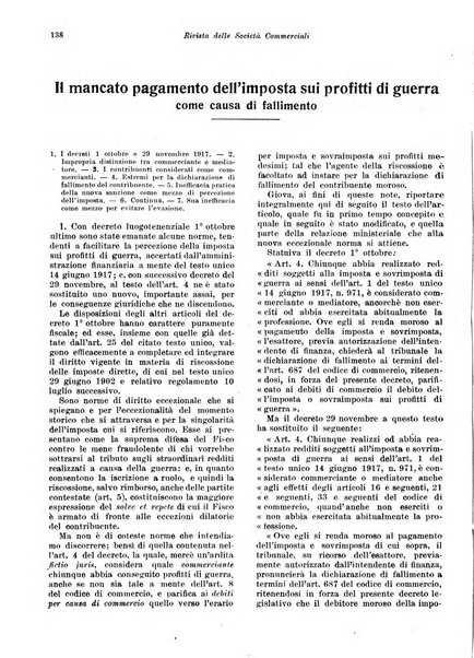 Rivista delle società commerciali organo della Associazione fra le società italiane per azioni