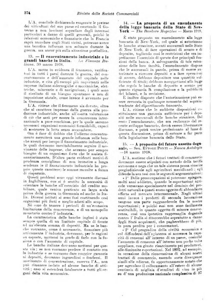 Rivista delle società commerciali organo della Associazione fra le società italiane per azioni