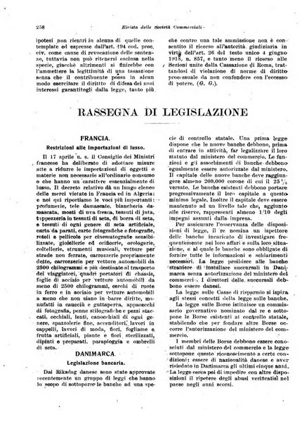 Rivista delle società commerciali organo della Associazione fra le società italiane per azioni