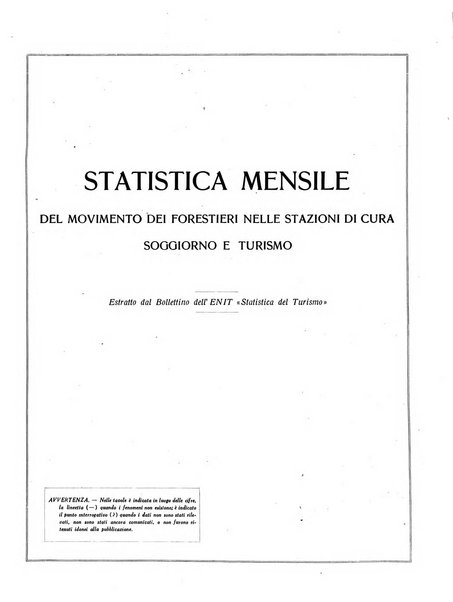 Rivista delle stazioni di cura soggiorno e turismo organo della Federazione fascista esercenti industria idrotermale