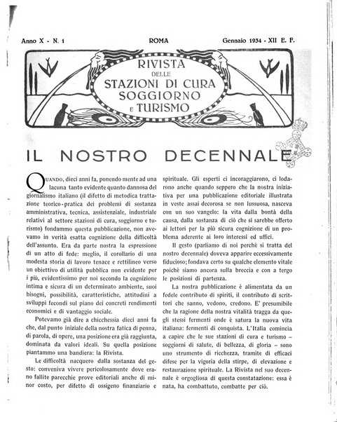 Rivista delle stazioni di cura soggiorno e turismo organo della Federazione fascista esercenti industria idrotermale