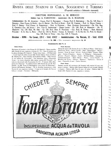 Rivista delle stazioni di cura soggiorno e turismo organo della Federazione fascista esercenti industria idrotermale