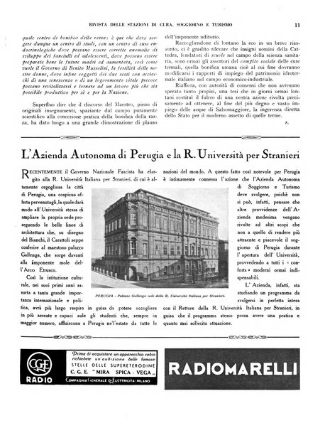 Rivista delle stazioni di cura soggiorno e turismo organo della Federazione fascista esercenti industria idrotermale