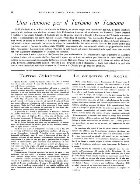 Rivista delle stazioni di cura soggiorno e turismo organo della Federazione fascista esercenti industria idrotermale