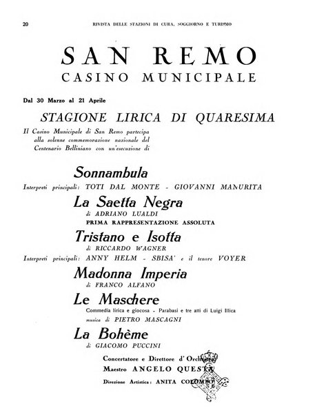 Rivista delle stazioni di cura soggiorno e turismo organo della Federazione fascista esercenti industria idrotermale