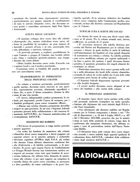 Rivista delle stazioni di cura soggiorno e turismo organo della Federazione fascista esercenti industria idrotermale