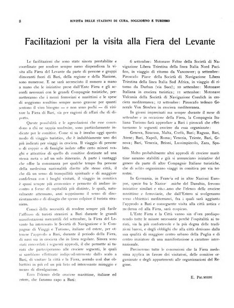 Rivista delle stazioni di cura soggiorno e turismo organo della Federazione fascista esercenti industria idrotermale