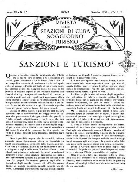 Rivista delle stazioni di cura soggiorno e turismo organo della Federazione fascista esercenti industria idrotermale