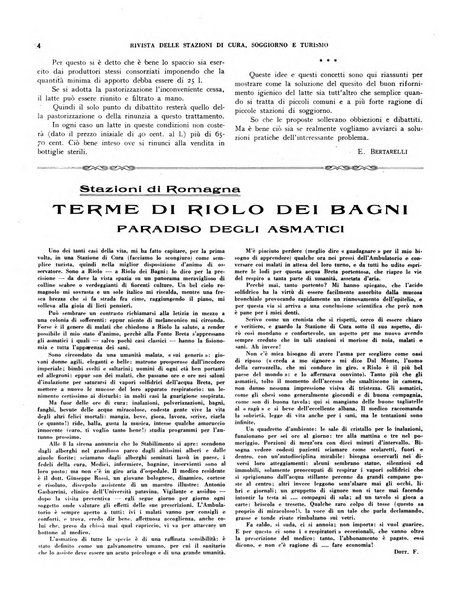 Rivista delle stazioni di cura soggiorno e turismo organo della Federazione fascista esercenti industria idrotermale