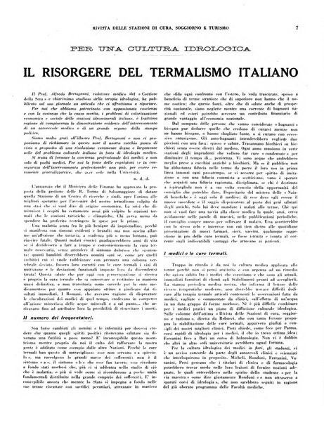 Rivista delle stazioni di cura soggiorno e turismo organo della Federazione fascista esercenti industria idrotermale