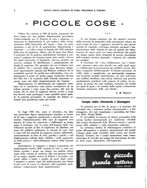 Rivista delle stazioni di cura soggiorno e turismo organo della Federazione fascista esercenti industria idrotermale