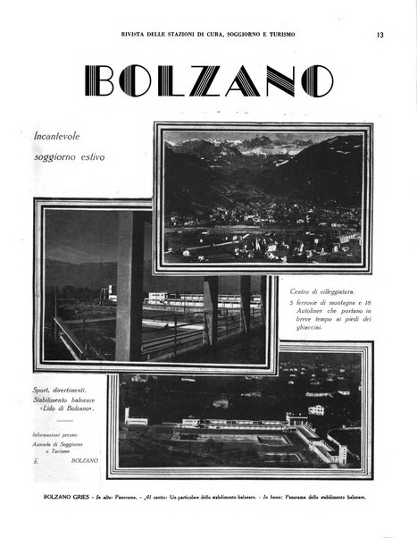 Rivista delle stazioni di cura soggiorno e turismo organo della Federazione fascista esercenti industria idrotermale