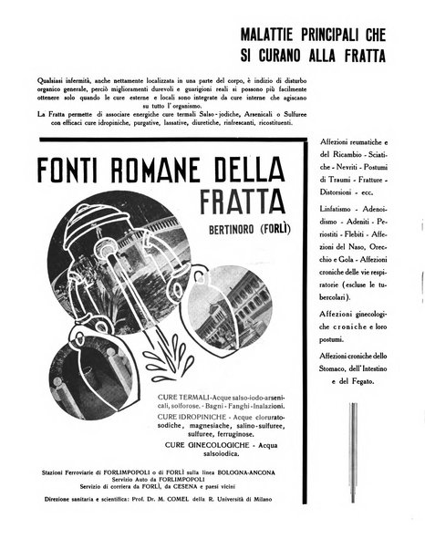 Rivista delle stazioni di cura soggiorno e turismo organo della Federazione fascista esercenti industria idrotermale