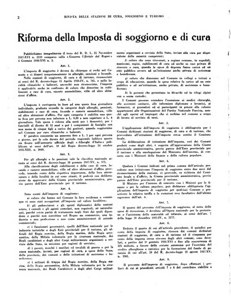 Rivista delle stazioni di cura soggiorno e turismo organo della Federazione fascista esercenti industria idrotermale