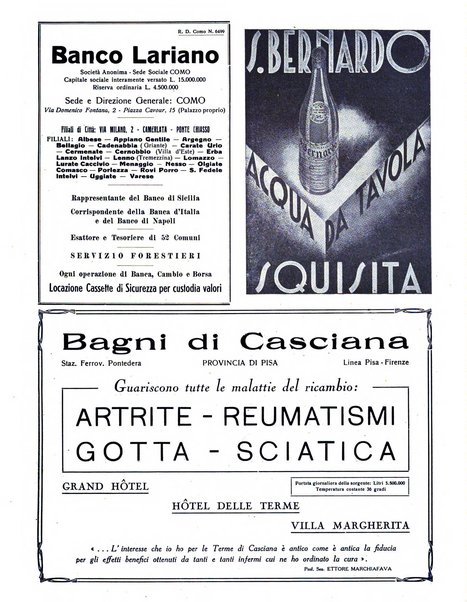 Rivista delle stazioni di cura soggiorno e turismo organo della Federazione fascista esercenti industria idrotermale