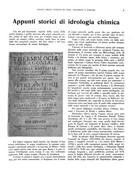 Rivista delle stazioni di cura soggiorno e turismo organo della Federazione fascista esercenti industria idrotermale