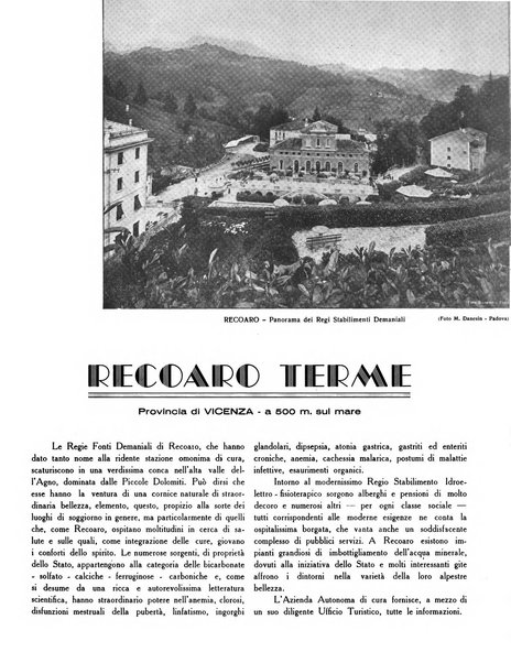 Rivista delle stazioni di cura soggiorno e turismo organo della Federazione fascista esercenti industria idrotermale