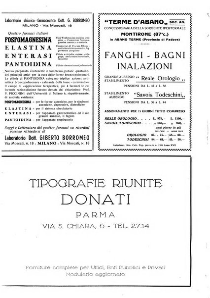 Rivista delle stazioni di cura soggiorno e turismo organo della Federazione fascista esercenti industria idrotermale