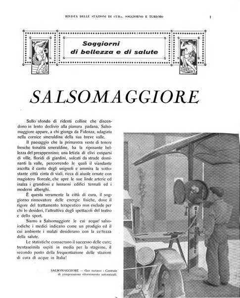 Rivista delle stazioni di cura soggiorno e turismo organo della Federazione fascista esercenti industria idrotermale