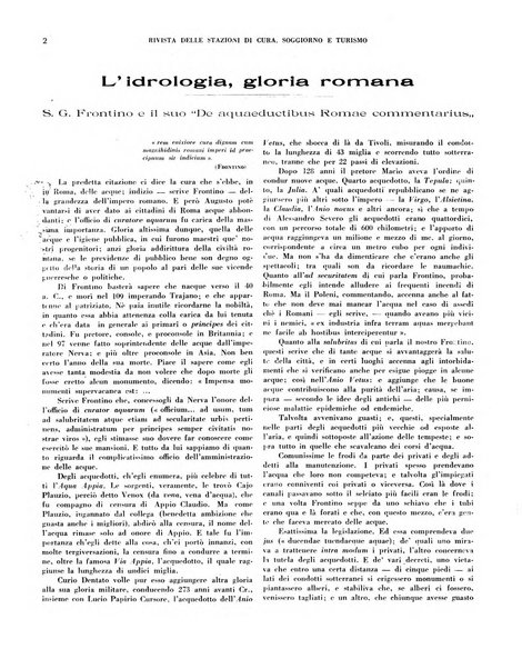 Rivista delle stazioni di cura soggiorno e turismo organo della Federazione fascista esercenti industria idrotermale