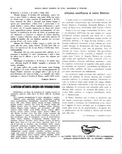 Rivista delle stazioni di cura soggiorno e turismo organo della Federazione fascista esercenti industria idrotermale