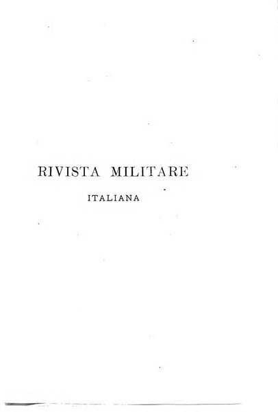 Rivista militare italiana raccolta mensile di scienze, arte e storia militare dell'esercito italiano