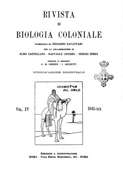 Rivista di biologia coloniale