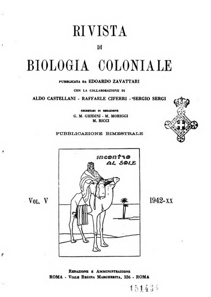 Rivista di biologia coloniale