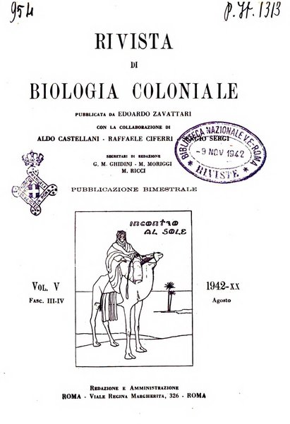 Rivista di biologia coloniale