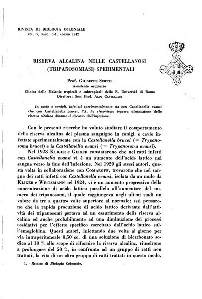 Rivista di biologia coloniale