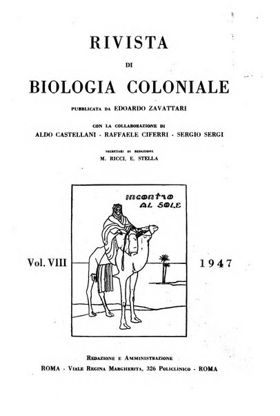 Rivista di biologia coloniale