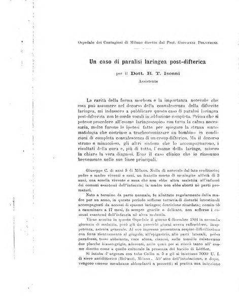 Rivista di clinica pediatrica