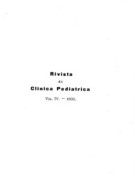 Rivista di clinica pediatrica