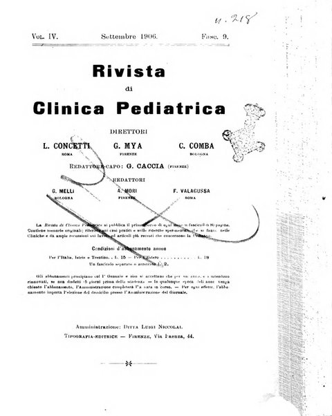 Rivista di clinica pediatrica