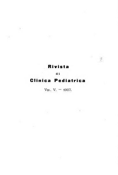 Rivista di clinica pediatrica