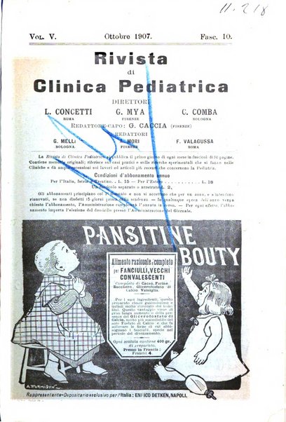 Rivista di clinica pediatrica