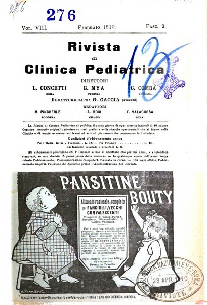 Rivista di clinica pediatrica