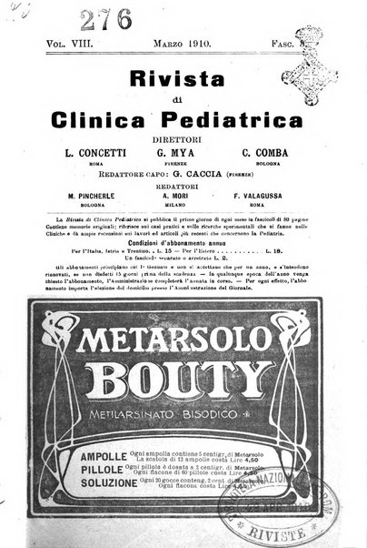 Rivista di clinica pediatrica