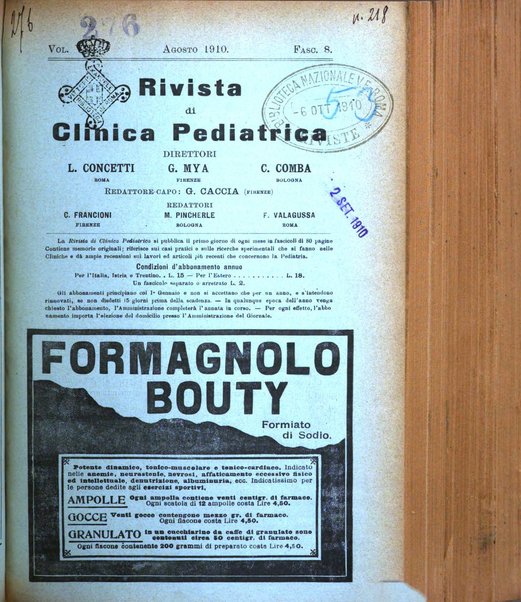 Rivista di clinica pediatrica