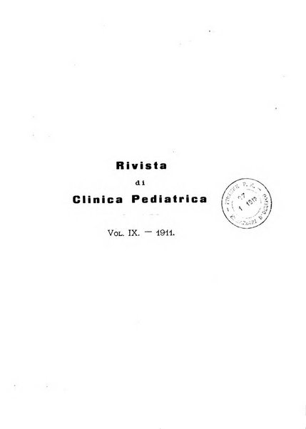 Rivista di clinica pediatrica