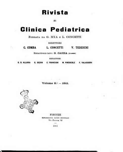 Rivista di clinica pediatrica