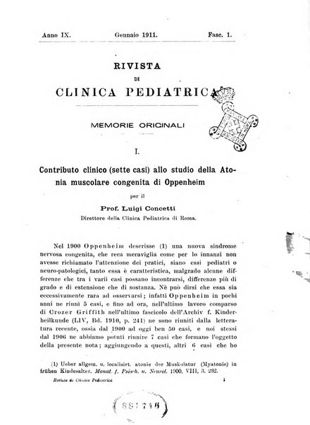 Rivista di clinica pediatrica