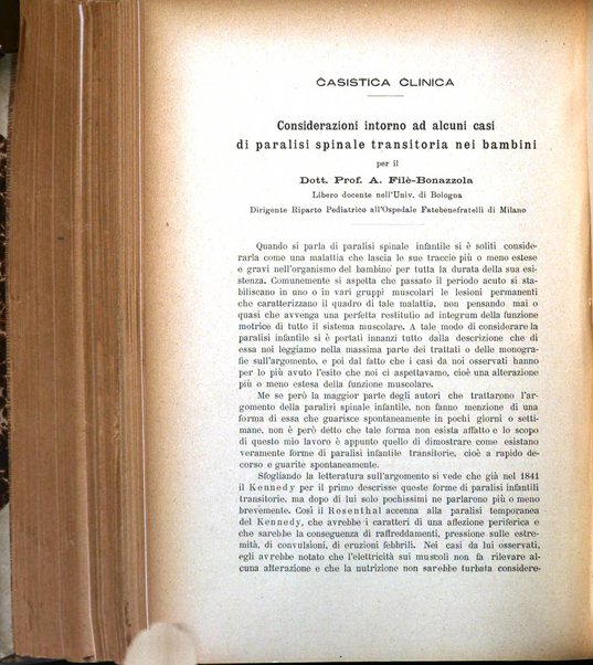 Rivista di clinica pediatrica